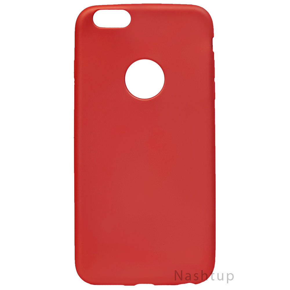 قاب طرح سيليكونى nice رنگ قرمز گوشى Apple Iphone 6 Plus